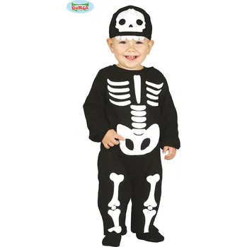 Karnevalový kostým Guirca Malý skeleton Velikost: 12 – 18 měsíců