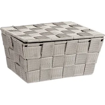 Drátěná police Wenko Adria koupelnový košík hnědá 22575100