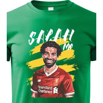 Chlapecké tričko Dětské tričko Mohammed Salah, Barva Zelená, Velikost 110 cm/4 roky, Canvas Dětské tričko Bezvatriko.cz 1913