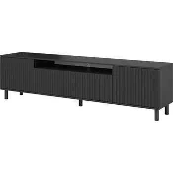 Televizní stolek Prostorný TV stolek Agnes 4 - černá