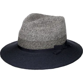Klobouk Letní klobouk Traveller Toyo Stetson šedo-modrý - M (57 cm)