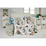 Dětské povlečení Matějovský KRTEK A ZIMA (Krteček), bílé, bavlna hladká, 90x130cm