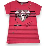 Oliva Dívčí růžové tričko s krátkým rukávem LOLO Barva: Růžová, Velikost: 146