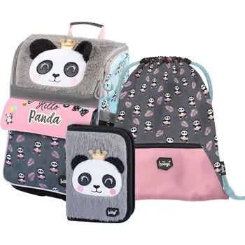 Školní batoh Baagl Školní set Zippy Panda A-8897