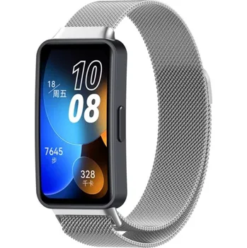 eses Milánský tah pro Huawei Band 8, 9 a 10 - Stříbrný