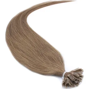 Příčesek 52cm slovanské vlasy pro metodu keratin 0,8g/pr. – světle hnědá