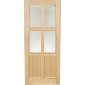 Interiérové dveře Hrdinka Kazetové dveře Kara B Materiál: smrk, Šířka: 80 cm, Orientace: Pravé