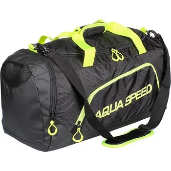 Sportovní taška Aqua-Speed Duffle Bag L sportovní taška černá-žlutá objem 36 l