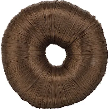 Kulatá bavlněná výplň do drdolu Sibel - hnědá, 7 cm (9504002)