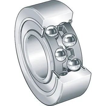 3806-2RS - kuličkové ložisko dvouřadé s kosoúhlým stykem oboustranně utěsněné pryžovým těsněním