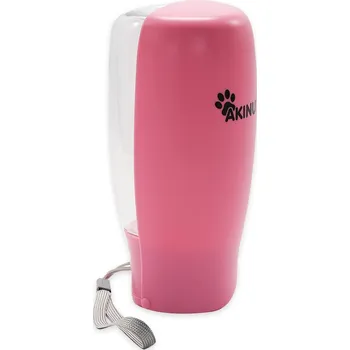 Miska pro psa Akinu Lahev pro psy a kočky bílá cestovní 550 ml Barva: Růžová