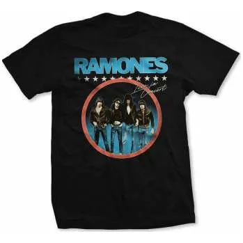 Merch Ramones: Tričko Circle Photo L