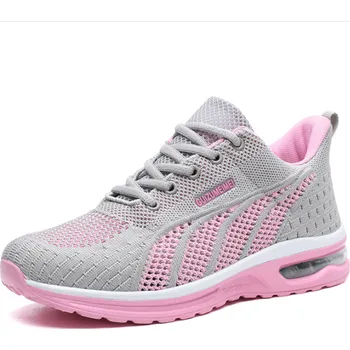 Dámské tenisky Dámské sportovní tenisky Barva: Šedá s růžovou, Velikost: 42