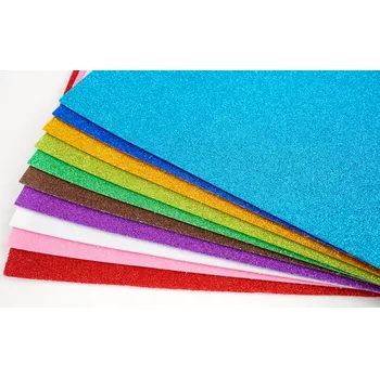 Fandy Pryž mechová A4 samolepicí Glitter - 10 ks