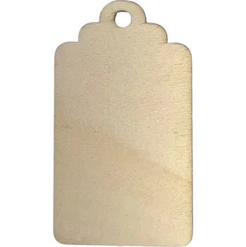 Malířské plátno Creatissimo Výřez dřevěná visačka 7x4 cm