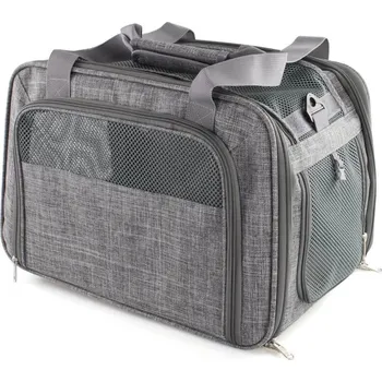 Taška pro psa a kočku Vsepropejska Parker taška pro psa | do 5 Kg Barva: Šedá