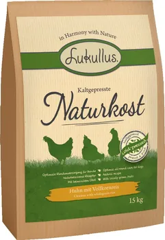 Krmivo pro psa Lukullus Naturkost Adult Chicken/Fruit 15 kg