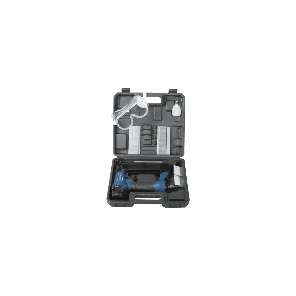 Pistolet à Clous Pneumatique Scheppach 7906100715 – Calibres 15 à 50 Mm, 2,96 Kg
