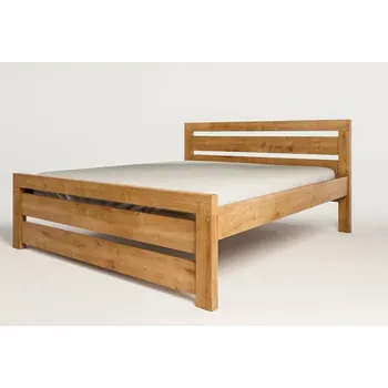 Postel Dřevěná postel Rhino I. 200x180 Bílá