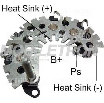 Alternátor Diodový blok alternátoru Denso 102211-8641 / 102211-8660