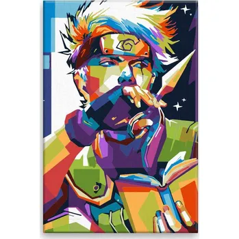 Dětské zboží Malování podle čísel - Anime Naruto 3 - 40x60 cm, bez dřevěného rámu - CZ výroba
