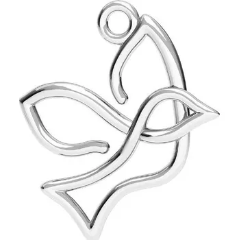 Přívěsek Šperky4U Stříbrný komponenta ptáček - KST1117