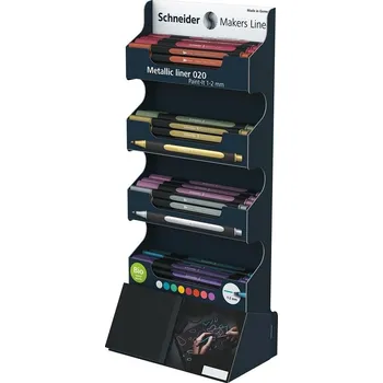 Lihový SCHNEIDER Paint-It Metallic 1-2mm, 80ks ve stojánku