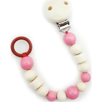 klip na dudlíky Hess Klips na dudlík světle růžový