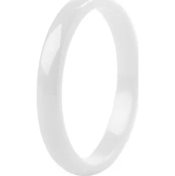 Prsten Keramický prsten dámský i dívčí, barva 2 (5) bílá