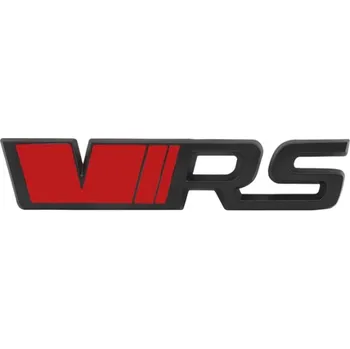 Znak automobilu Nápis velký na kapotu VRS červený - samolepící