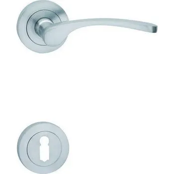 Dveřní kování Klika ke dveřím LAURA - R matný chrom COBRA kování