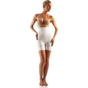 Dámské legíny FarmaCell Zeštíhlující legíny s vysokým pasem Barva: Bílá, Velikost: XXL