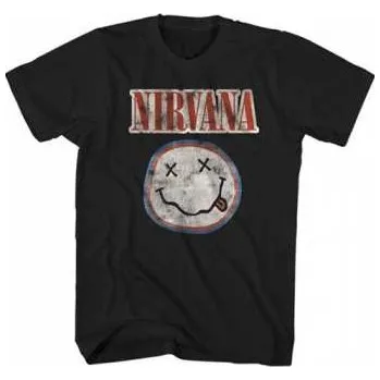 Merch Nirvana: Tričko Distressed Logo Nirvana S 2020