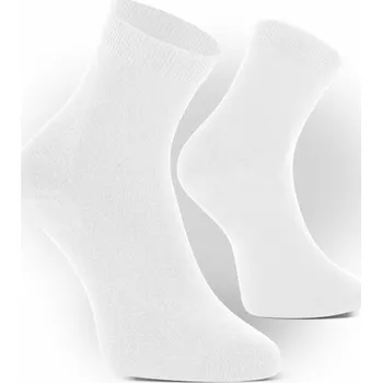 Pánské ponožky VM Footwear BAMBOO MEDICAL 8010 Speciální antibakteriální ponožky bílé - 39-42