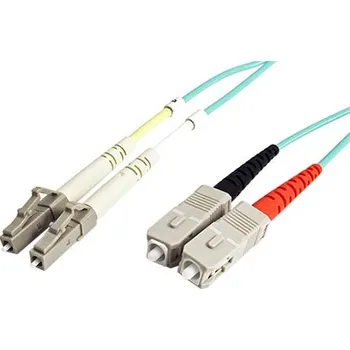 Síťový kabel EFB Optický patchkabel LC - SC 50/125 (multimode), 2mm, duplex, OM3, 20m (O0314.20) - 21.42.8839