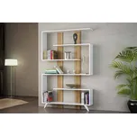 Designový regál Vahide 162 cm bílý