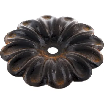 Objímka na žárovku Ozdobná krytka na objímku E27 a E14 Kytička, patina Rusty Car Style Black Vintage