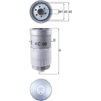 Palivový filtr Palivový filtr KNECHT KC 69