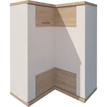 Skříňka Manhattan typ 19 Černá/dub ribbeck koňak