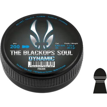 Vzduchovka BO manufacture | 200x Diabolo 5.52 mm DYNAMIC Black Ops Soul