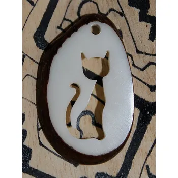 Přívěsek Přívěsek kočička (tagua)
