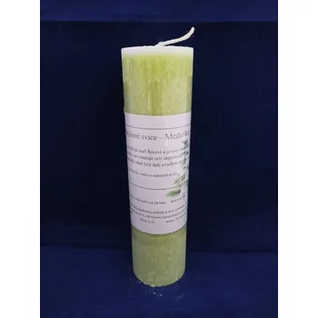 Svíčka Bylinná svíce Meduňka velká