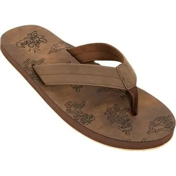 Pánské pantofle pantofle COOL Tropic CHESTNUT velikost bot 41