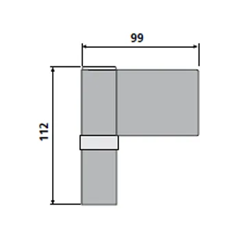 pant Dr. Hahn Dveřní pant Hahn KT-N 6R (15-20 mm) RAL 9007
