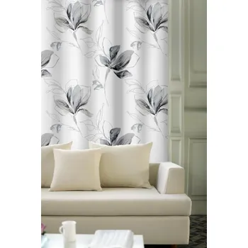 Závěs Závěs dekorační, OXY Magnolie 150 cm, šedý