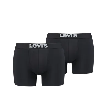 Boxerky Levi's® BOXER BRIEF 2 PACK - Boxerky 2 kusy 37149-0824 Černá M