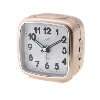 Budík Analogový netikající tichý ručkový budík JVD SRP878.2 (na baterii)