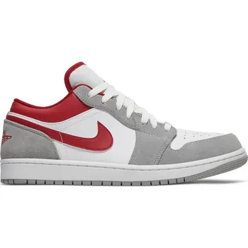 Pánská obuv Air Jordan Jordan 1 Low SE Light Smoke Grey Gym Red Velikost: 40,5