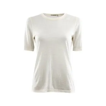 Dámské tričko Aclima LightWool Undershirt Tee Women Nature bílá S