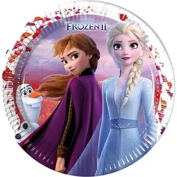 Talíř Talíře ledové království 2 - Frozen 2, 23 cm, 8 ks